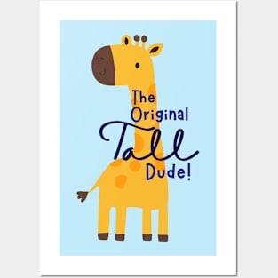 Giraffe Animal Cute Design Posters and Art